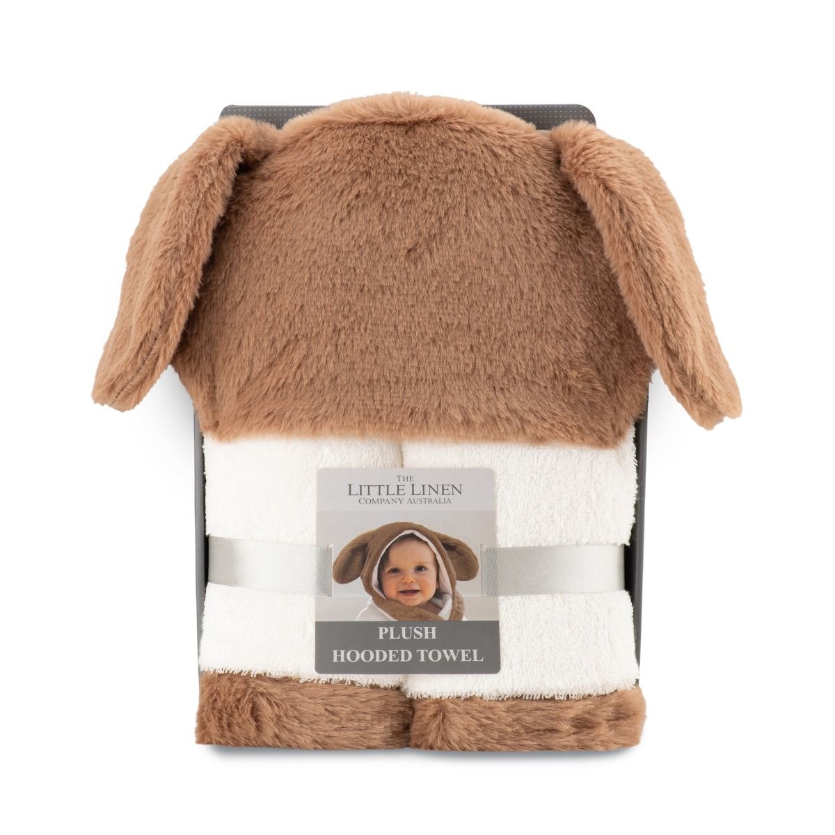 The Little Linen Company Plush Hooded Towel - Barklife Bunny | modandtod.com