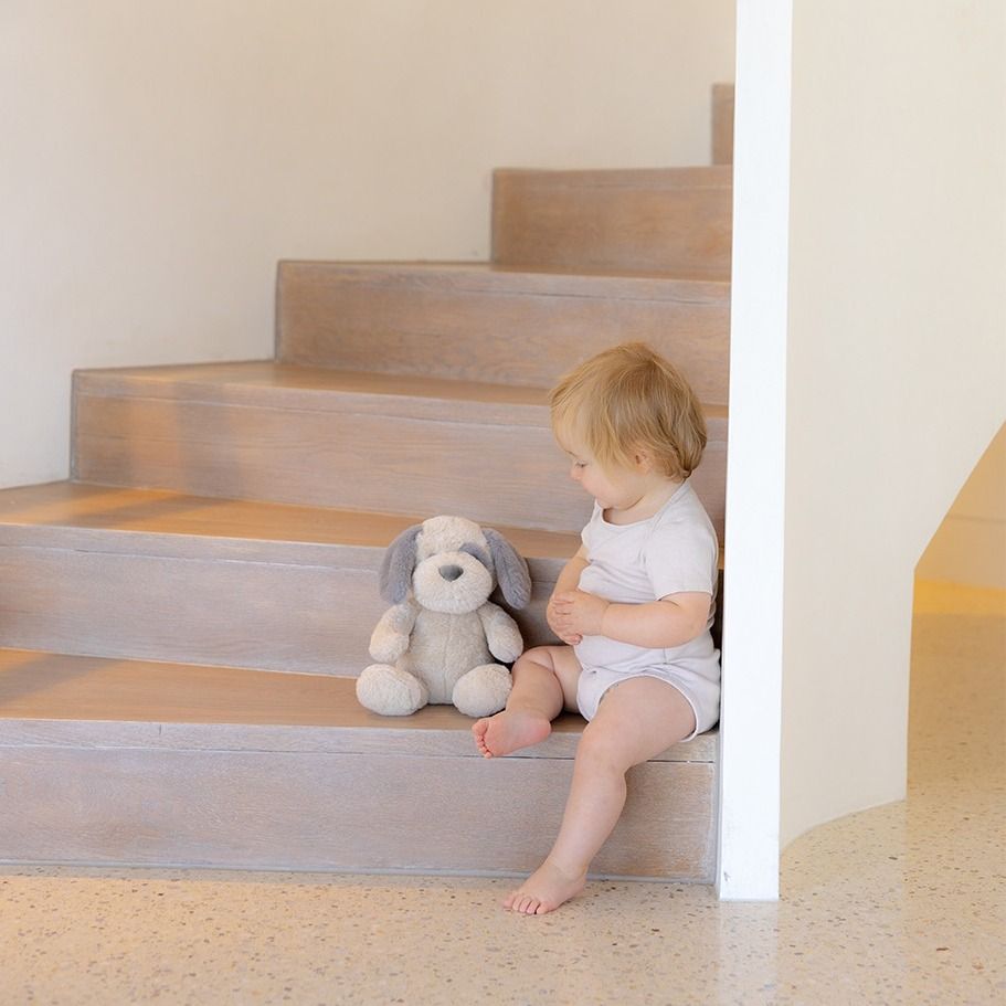 The Little Linen Company Plush Toy & Blanket - Barklife Dog | Gift Set for Baby | modandtod.com