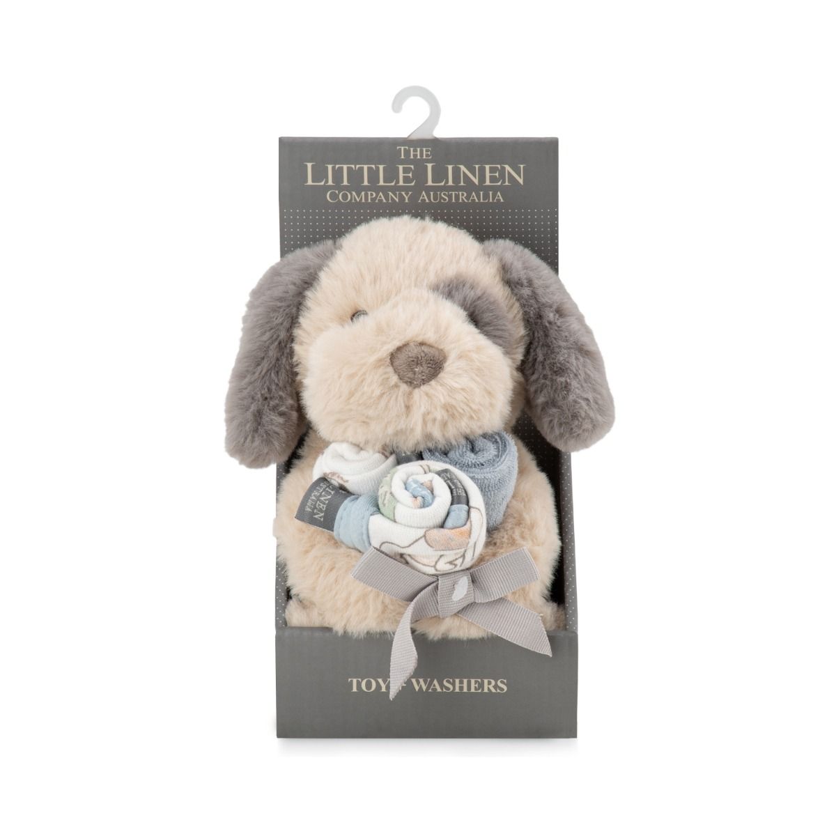 The Little Linen Company PLUSH TOY & WASHERS - BARKLIFE PATCH | modandtod.com