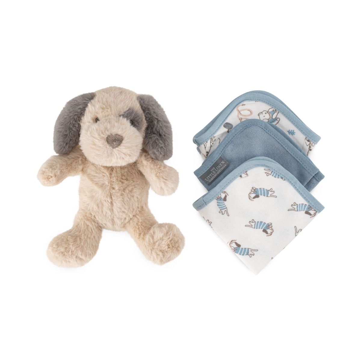 The Little Linen Company PLUSH TOY & WASHERS - BARKLIFE PATCH | modandtod.com