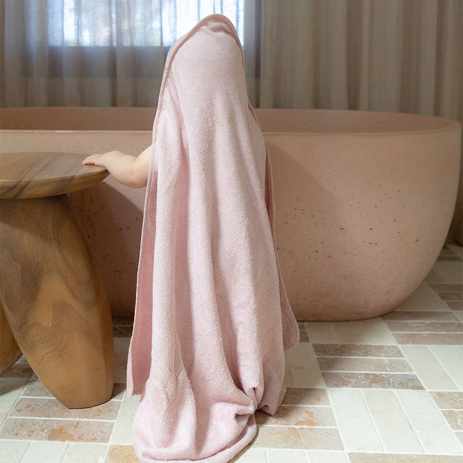 Little Bamboo Hooded Towel 2pk - Bayleaf | Baby Bath Towel | modandtod.com