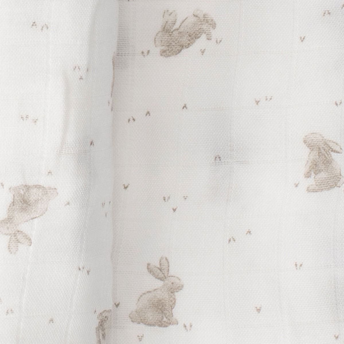 Little Bamboo Muslin Wraps 3pk - Stone Grey | modandtod.com