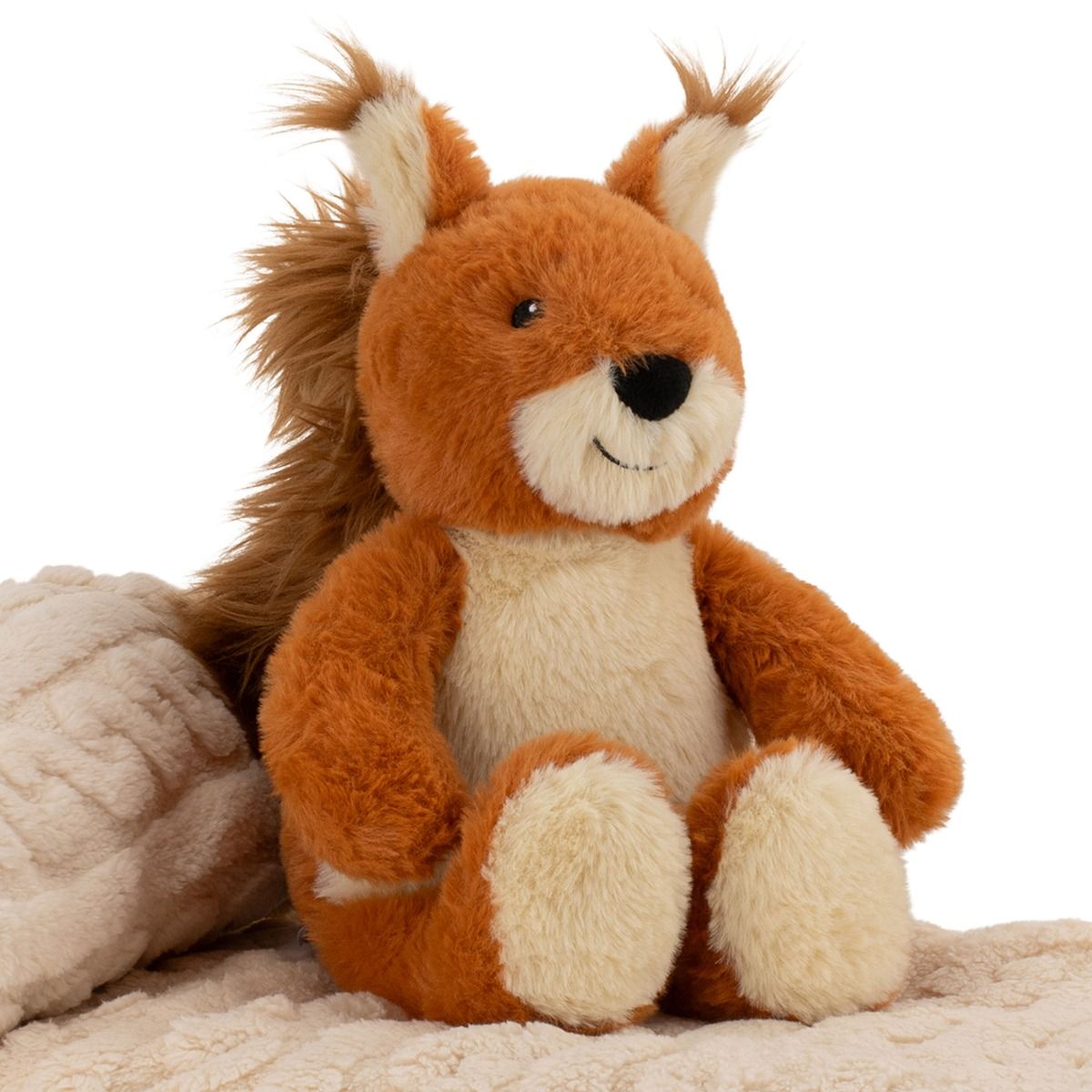 The Little Linen Company PLUSH TOY & BLANKET - BUSHLAND SQUIRREL | modandtod.com