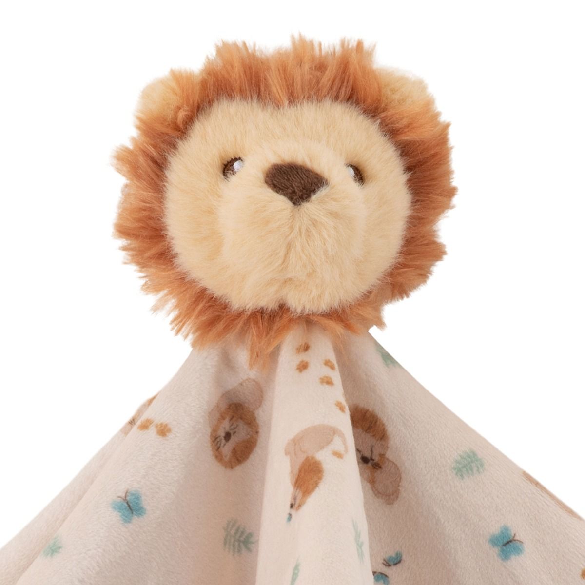 The Little Linen Company Baby Comforter Toy - Savanna Lion | modandtod.com