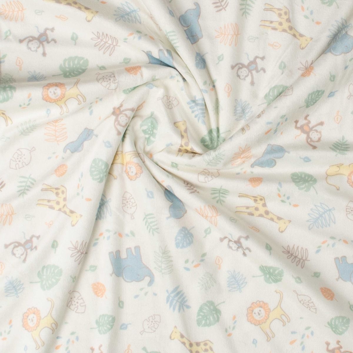 The Little Linen Company BABY SNUGGLE BLANKET - SAVANNA GIRAFFE | modandtod.com