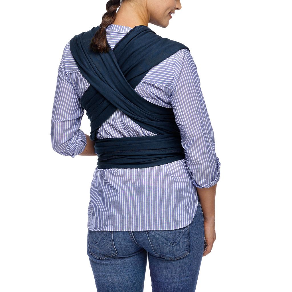 Moby Classic Wrap - Midnight for baby wearing. MOD & TOD