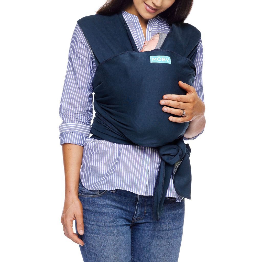 Moby Classic Wrap - Midnight for baby wearing. MOD & TOD