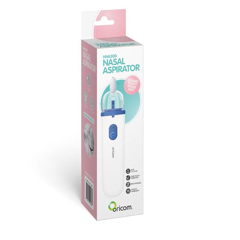 Oricom Nasal Aspirator HNA300 for newborn and baby. MOD & TOD