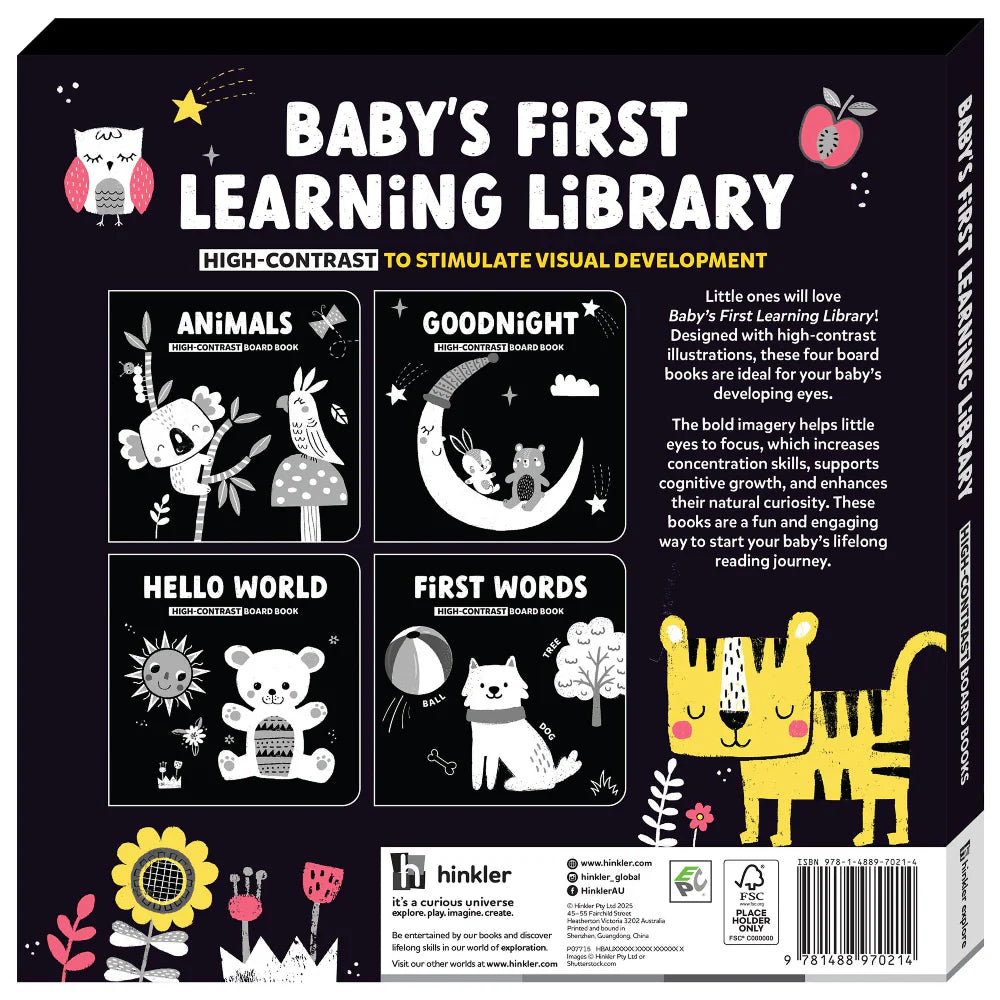 Hinkler Baby's First Learning Library (4 Book Set) MOD & TOD