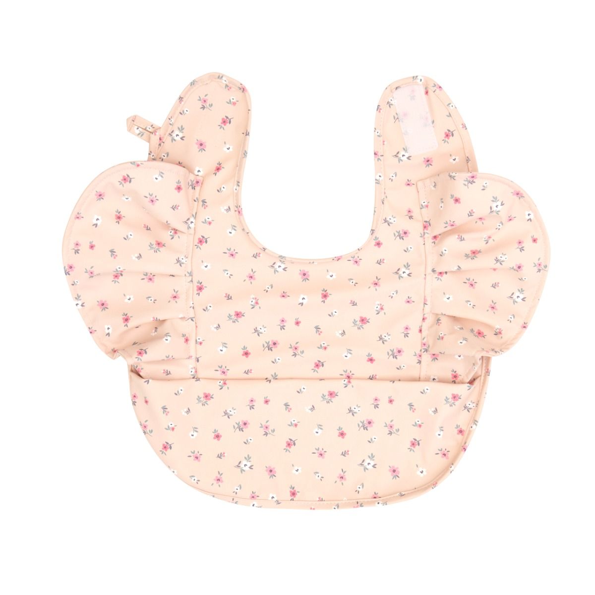 All4ella Recycled Frills Bib - Daisy for baby and toddler starting solids and baby led weaning. MOD & TOD