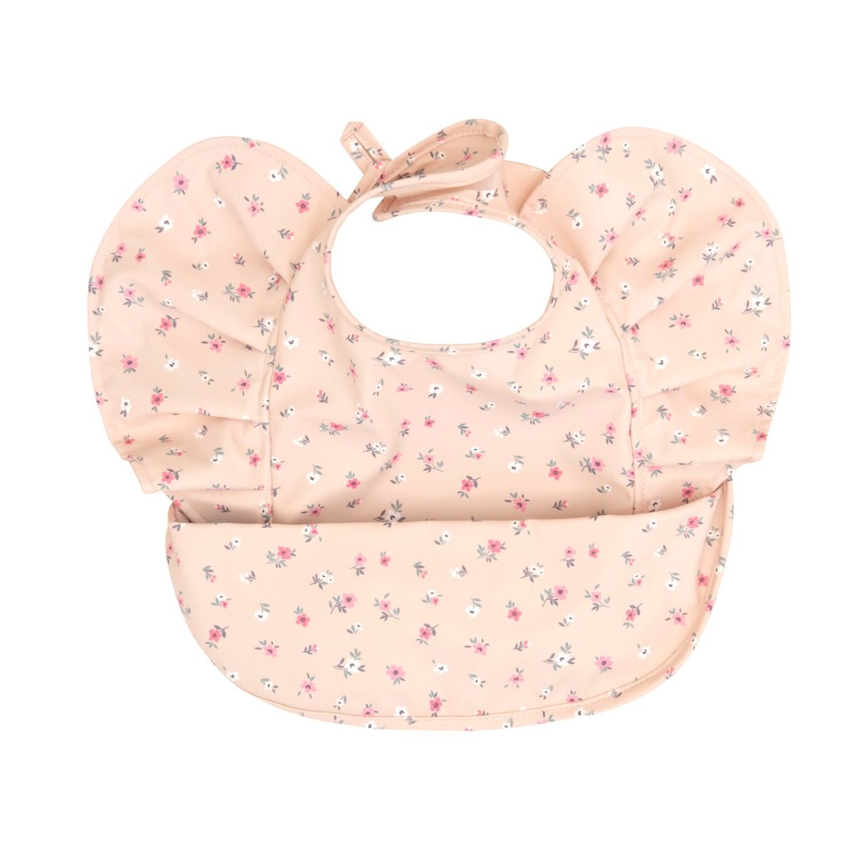 All4ella Recycled Frills Bib - Daisy for baby and toddler starting solids and baby led weaning. MOD & TOD