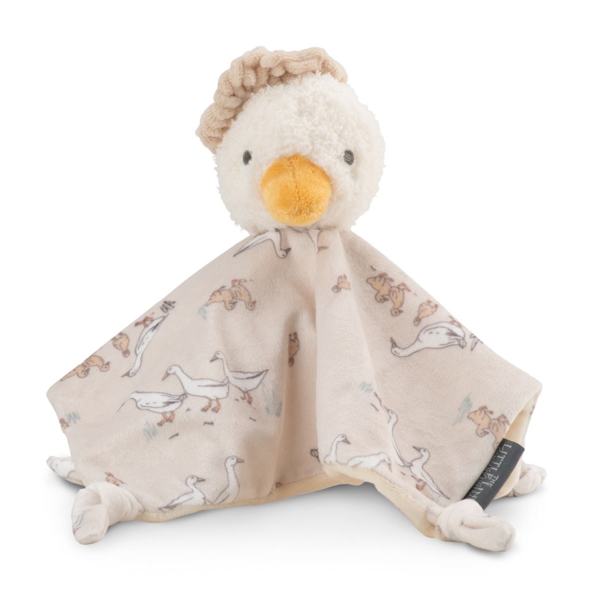 The Little Linen Compsny Baby Comforter Toy - Fuzzy Duck for baby. MOD & TOD