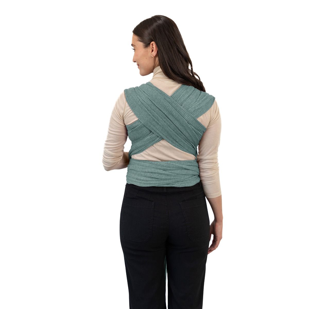 Moby Waffle Knit Wrap - Saguaro baby carrier for out and about mum and baby. MOD & TOD