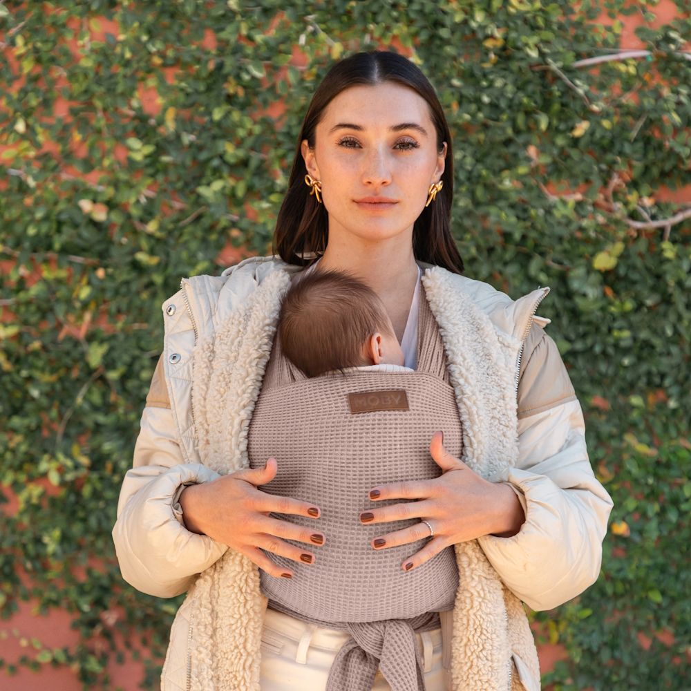 Moby Waffle Knit Wrap - Sandstone