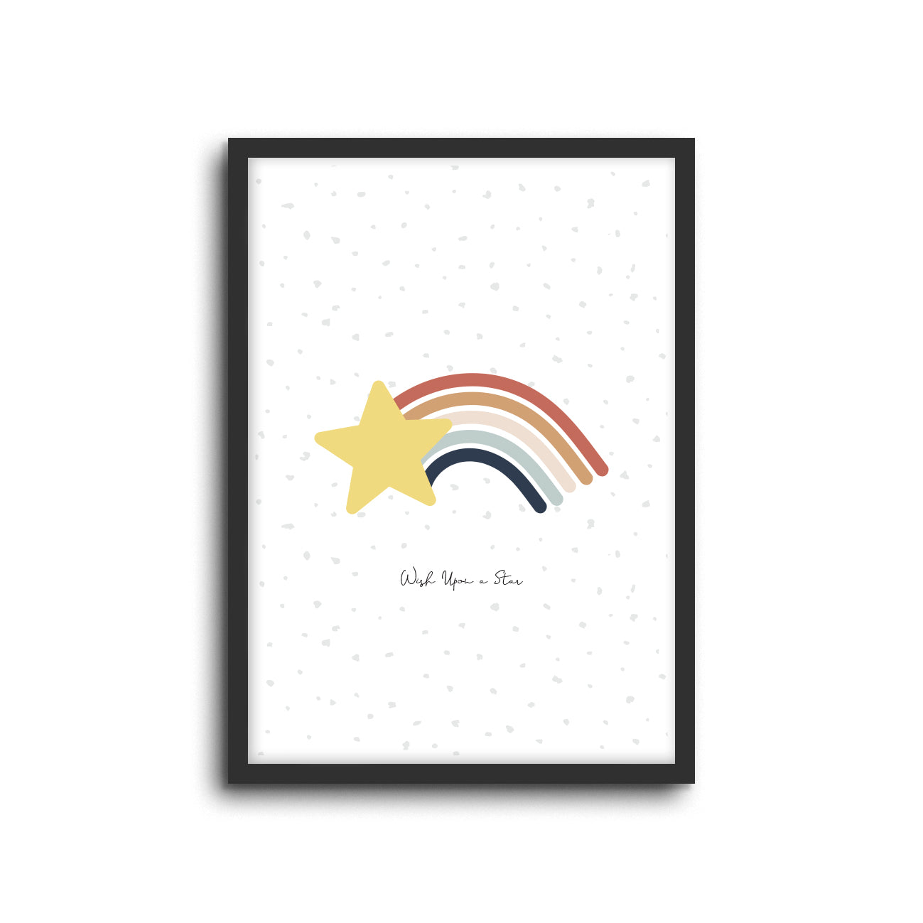 Shooting Star wall print art for baby nursery or children's bedroom