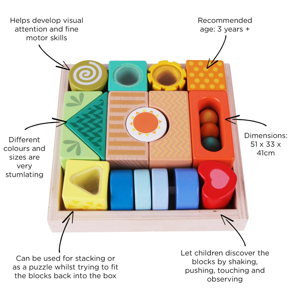 Classic World Exploration Blocks for toddler and kids