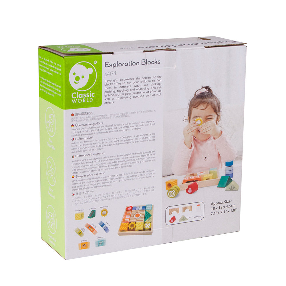 Classic World Exploration Blocks for toddler and kids
