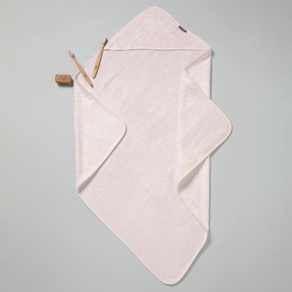 Little Bamboo Hooded Towel | Dusty Pink for newborn baby bath time