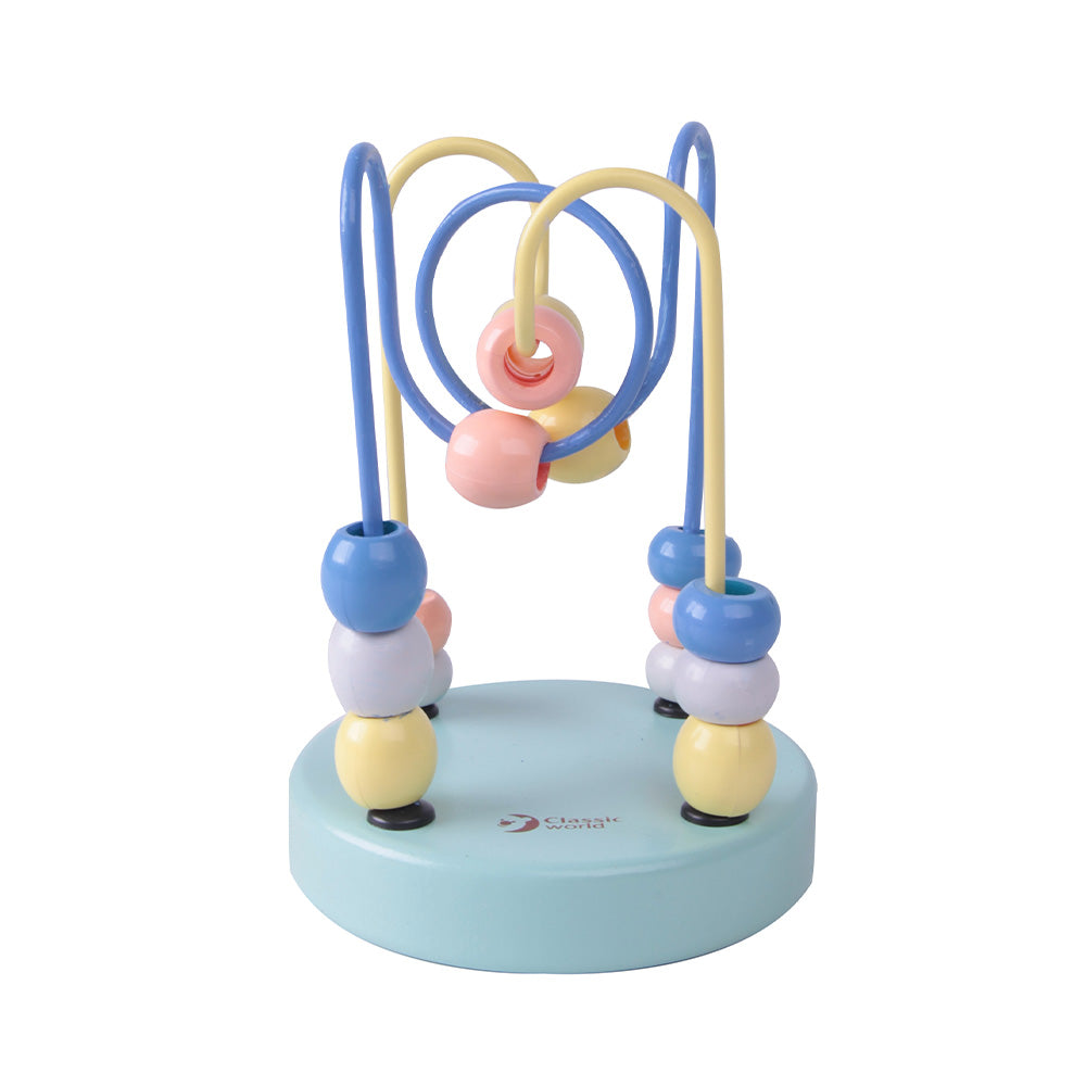 Classic World Mini Beads Coaster | Pastel for baby and toddler learning and play