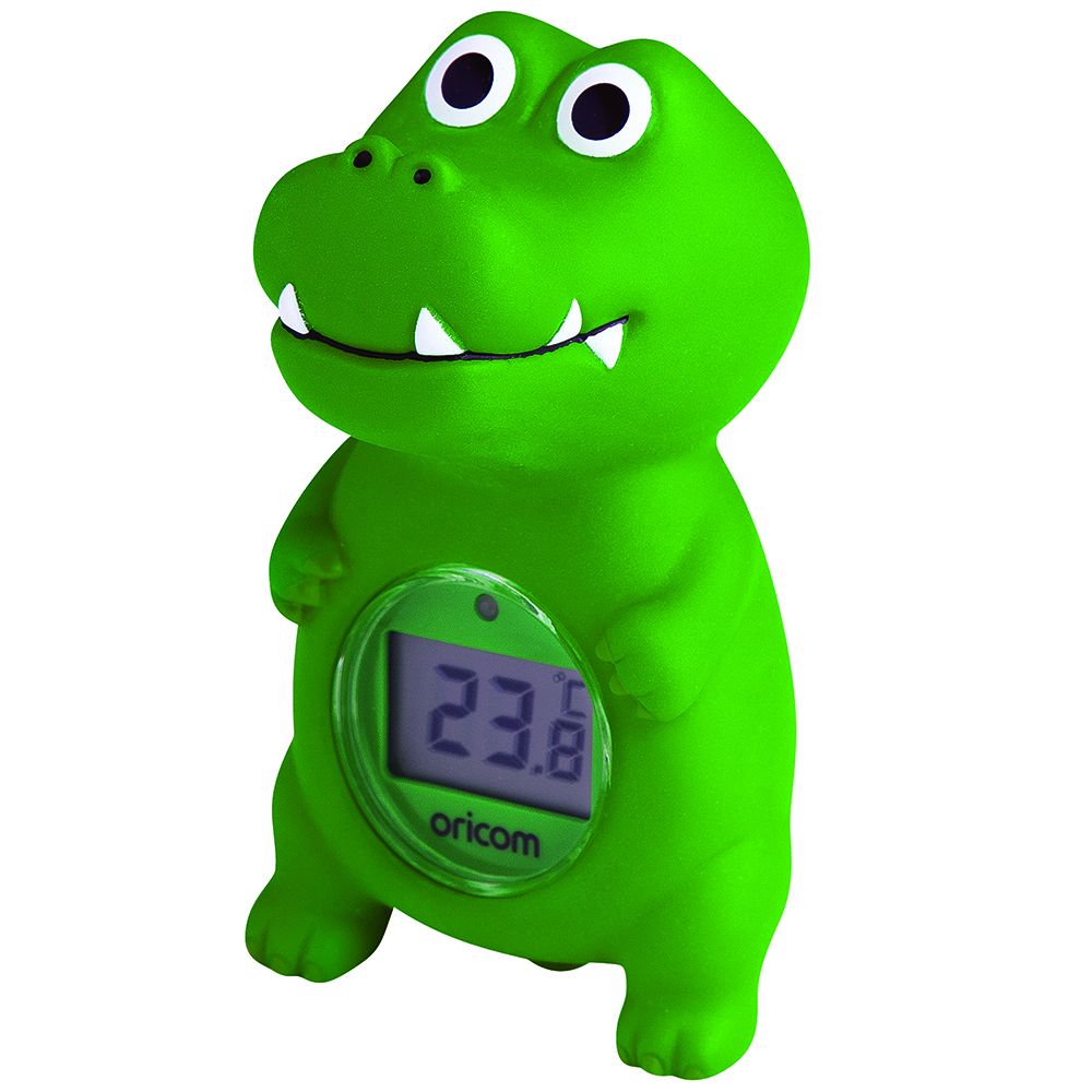 Oricom Bath Thermometer - Croc for baby bath time. MOD & TOD
