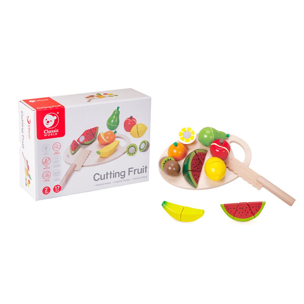 Classic world Cutting Fruit Puzzle for toddlers. MOD&TOD