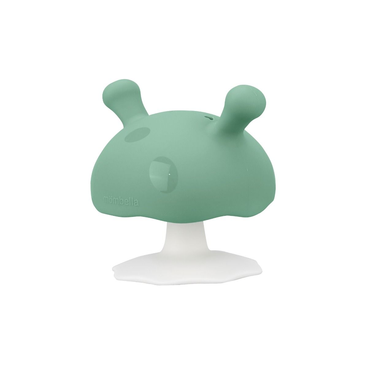 Mombella Mushroom Teether - Eucalyptus | Baby Teething Toy | Silicone Teether | modandtod.com