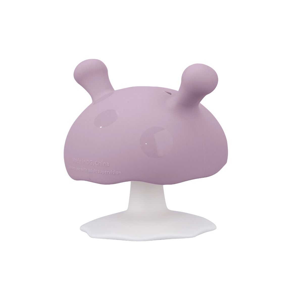Mombella Mushroom Teether - Lavender | Baby Teething Toy | Silicone Teether | modandtod.com