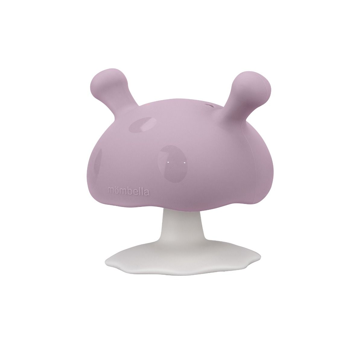 Mombella Mushroom Teether - Lavender | Baby Teething Toy | Silicone Teether | modandtod.com