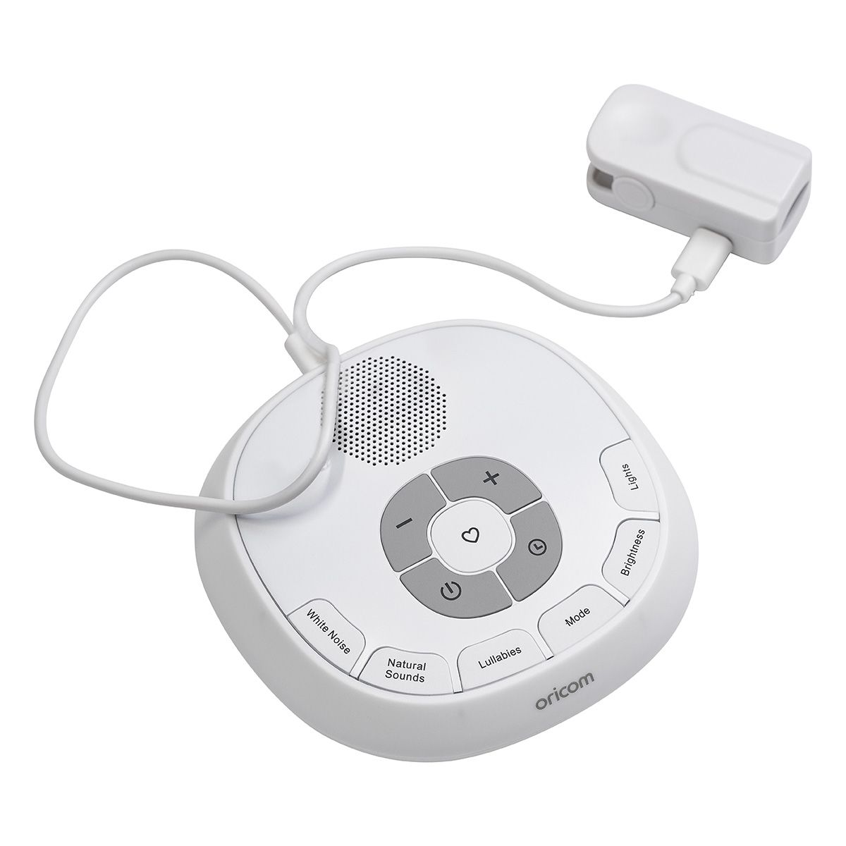 Oricom Sound Soother with Heartbeat Recording sound machine for baby. MOD & TOD