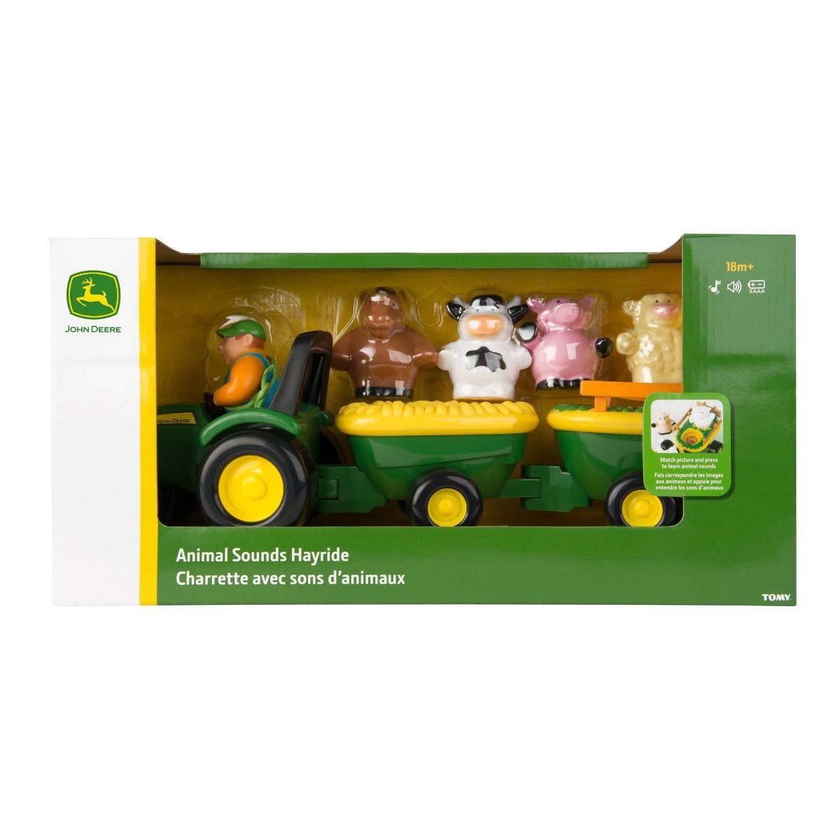 John Deere Animal Sounds Hay Ride for toddlers. MOD & TOD