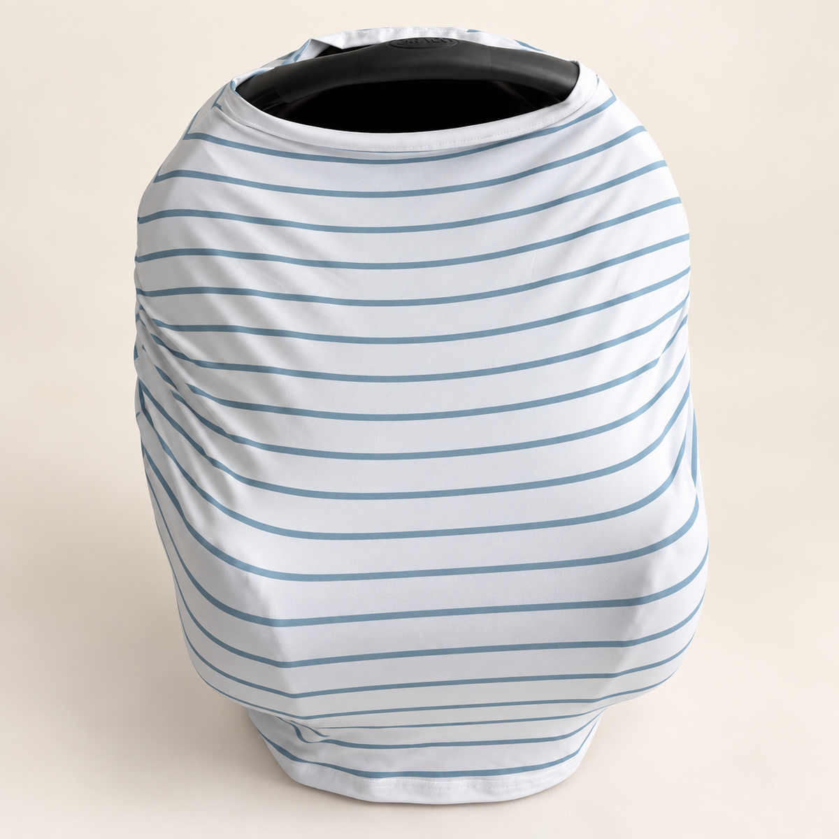 5 in 1 Multi Use Cover - Seaside Stripes - Capsule Cover, Highchair Cover, Shopping Trolley Cover, Breastfeeding Cover, Nursing Scarf - modandtod.com