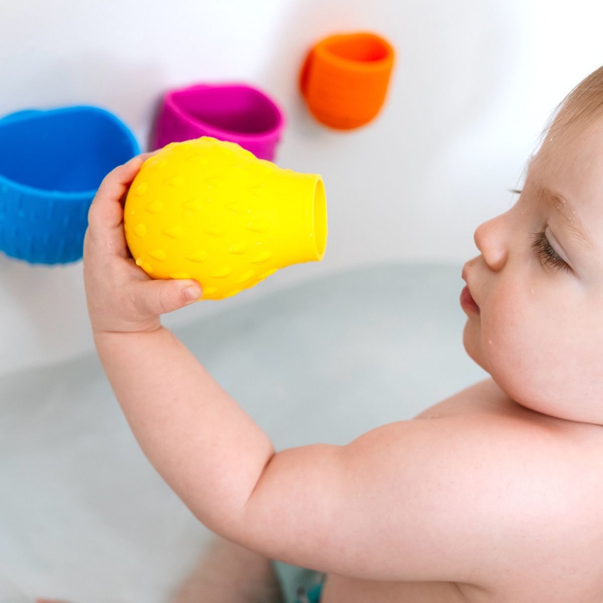 Mobi Oomplz drip drop suction cups for baby and toddler bathtime fun. MOD & TOD