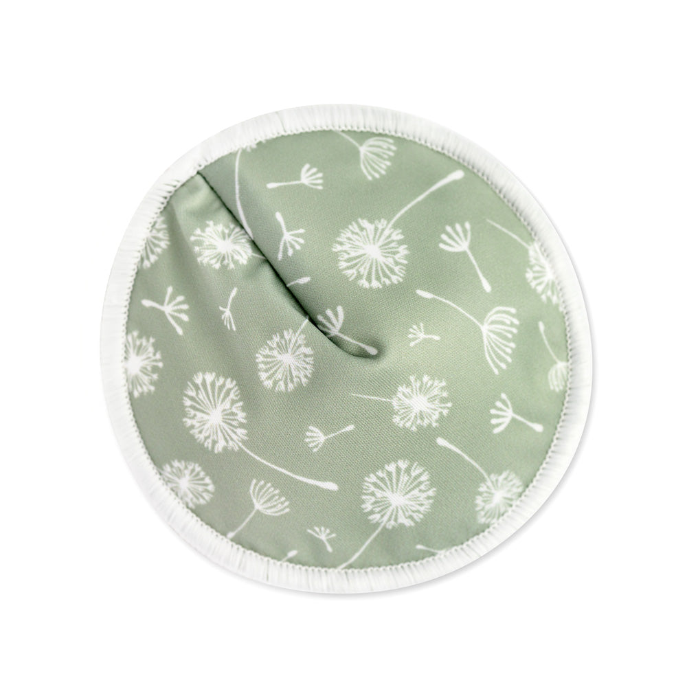 MOD AND TOD Reusable Bamboo Breast Pads | Sage Dandelion | Nursing Pad | modandtod.com