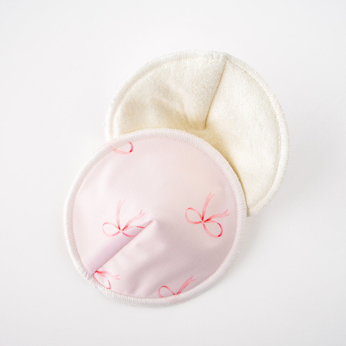 MOD & TOD Reusable Bamboo Breast Pads | Nursing Pads | Blush Bow | modandtod.com