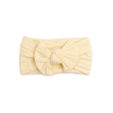 MOD AND TOD Cable Bow Headband - Buttercream yellow for baby and kids