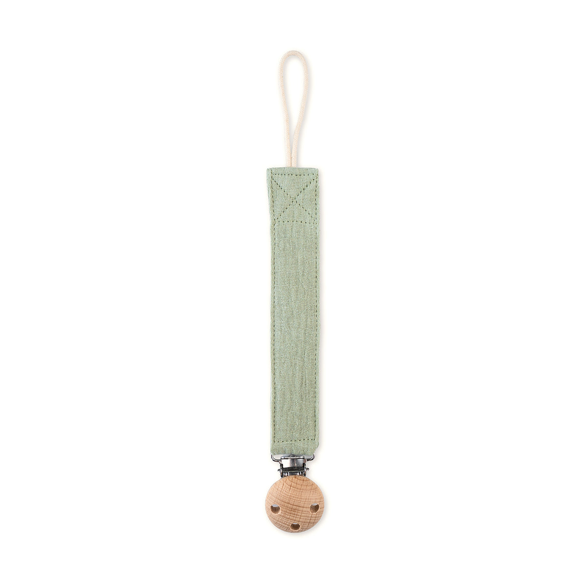 MOD & TOD Baby Dummy Clip - Sage | modandtod.com