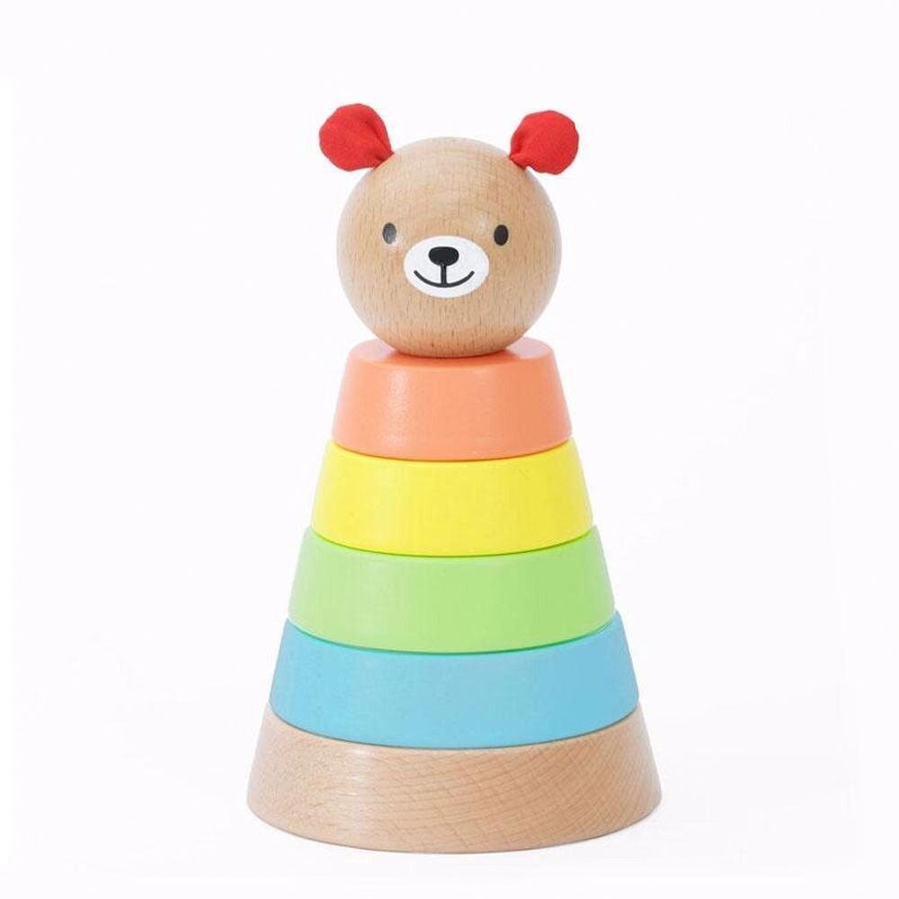 Classic world Bear Tower Stacking Toy for baby and toddler. MOD & TOD