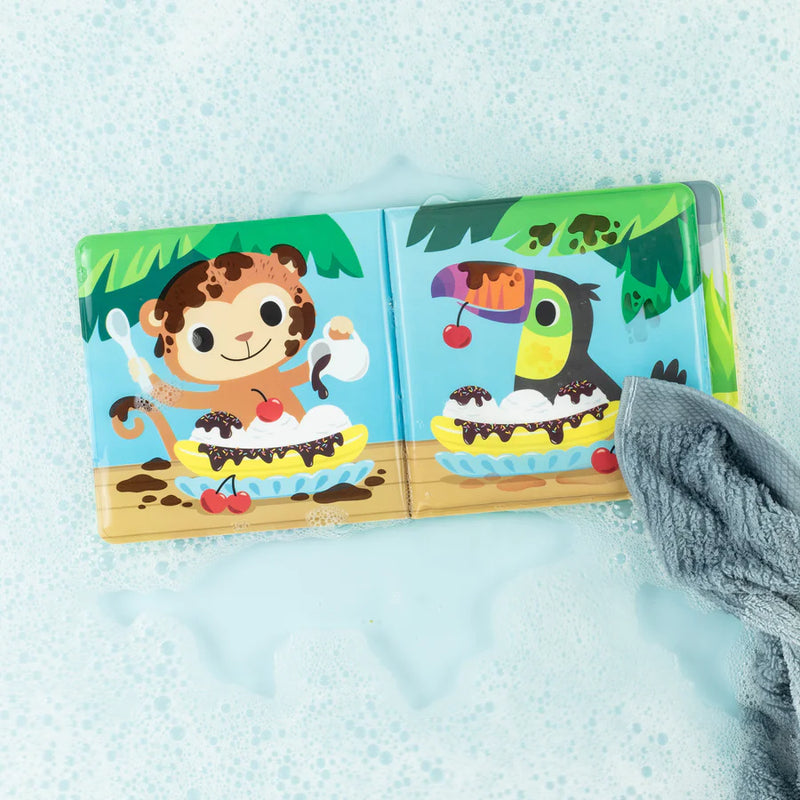 Tiger Tribe Bath Book Messy Jungle Bath toy for kids available at modandtod.com