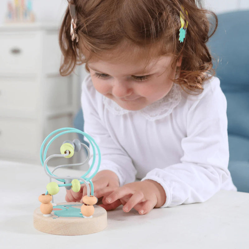 Allen Trading Wooden Wise Bead Maze toy for baby and toddler