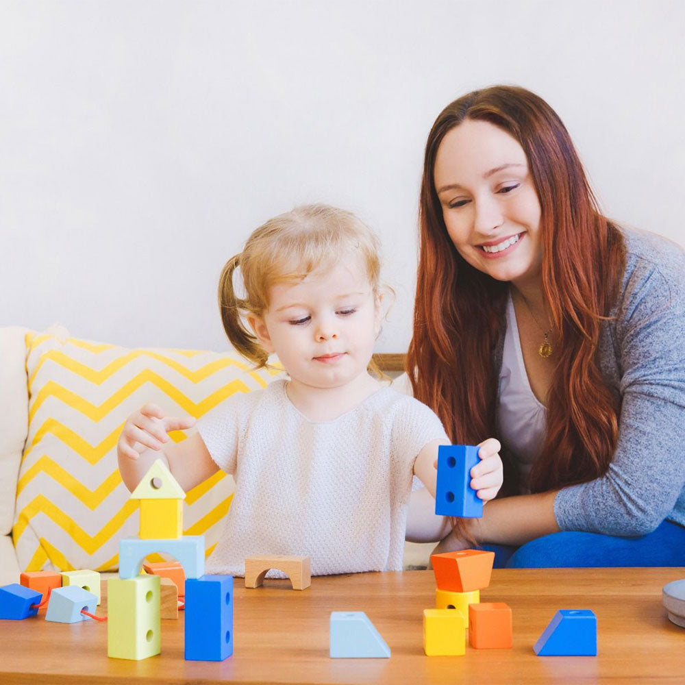 Classic world Block Beads Construction Toy for toddlers. MOD & TOD