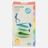 Tiger Tribe Castanets (2 piece) for toddlers and kids fun music toy