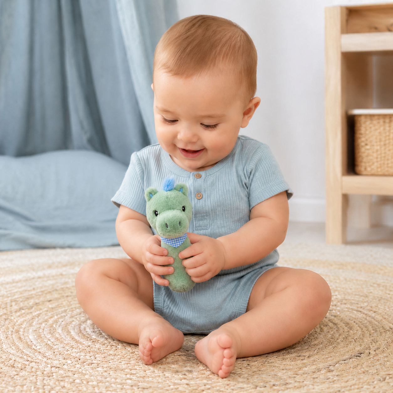 ALL4ELLA BABY RATTLE - DINOSAUR | modandtod.com