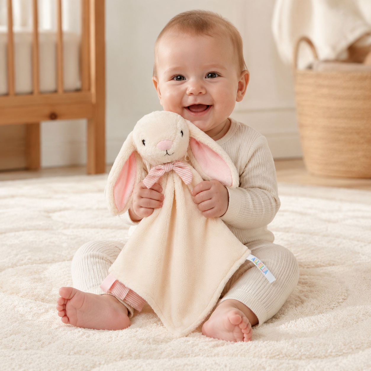 ALL4ELLA Baby Comforter Toy - Bunny | modandtod.com