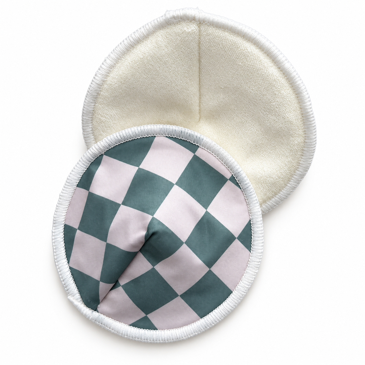 MOD & TOD Reusable Bamboo Breast Pads | Dusky Check - modandtod.com