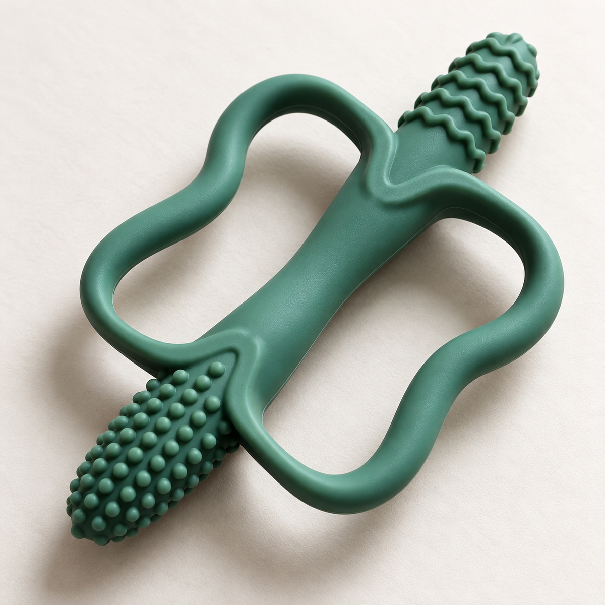 River & Oak Pip the Silicone Teether | Silicone Teething Toy for Baby | modandtod.com