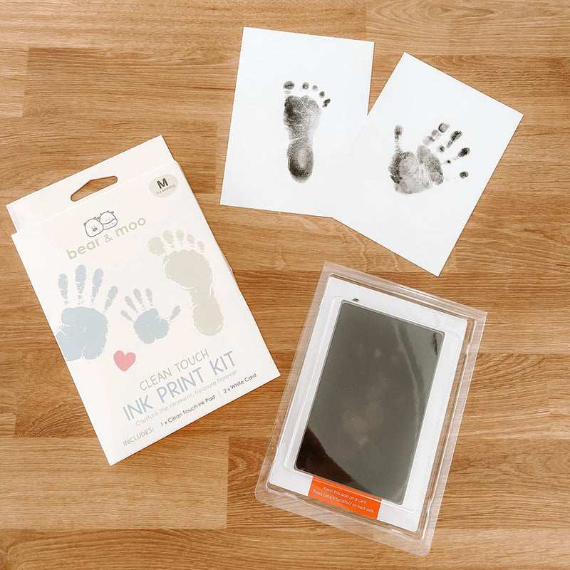 Clean Touch Ink Print Kit (L - 6-18 months) hand and foot print ink keepsake