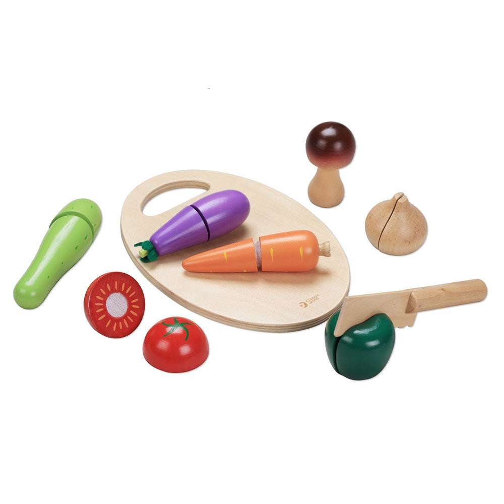 Classic World Cutting Vegetables Puzzle for toddlers. MOD & TOD