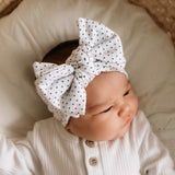 Darling Bow Headband - White - baby - modandtod.com