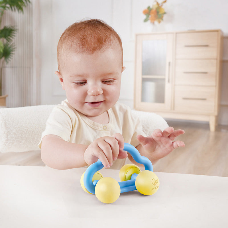 Hape Rattle & Roll Toy Car for baby and infant