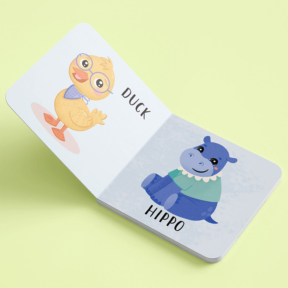 Hinkler First Steps Board Book | Animals for baby and toddlers. MOD & TOD